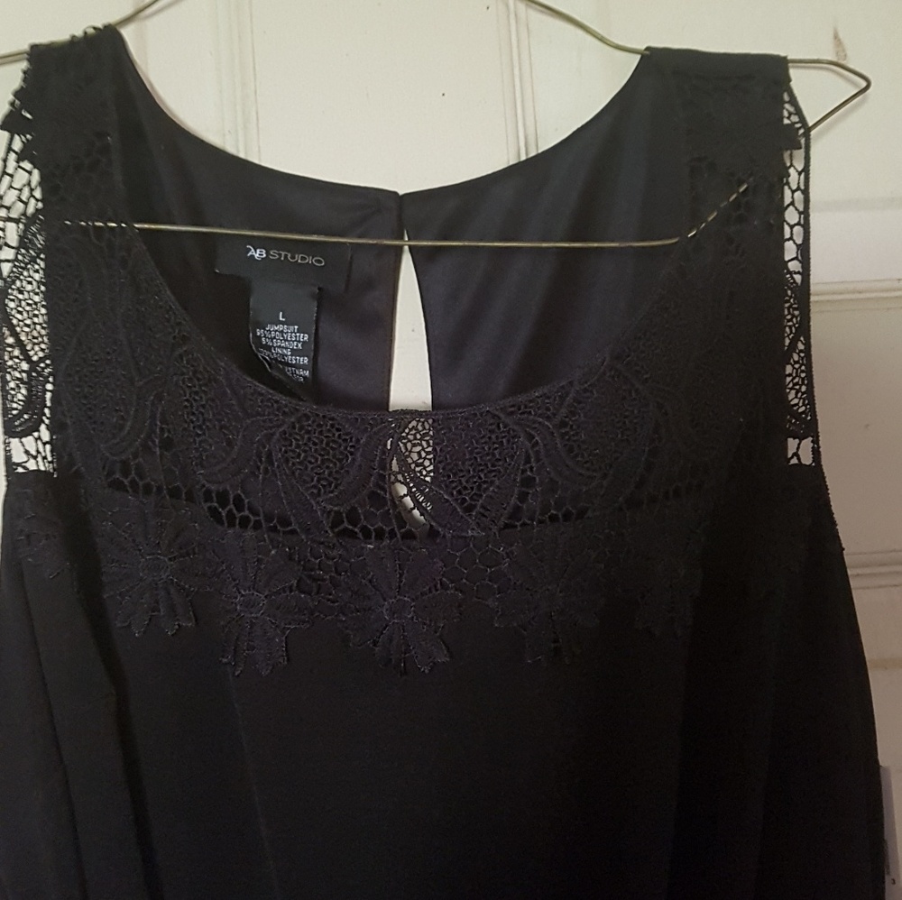 Black pantsuit